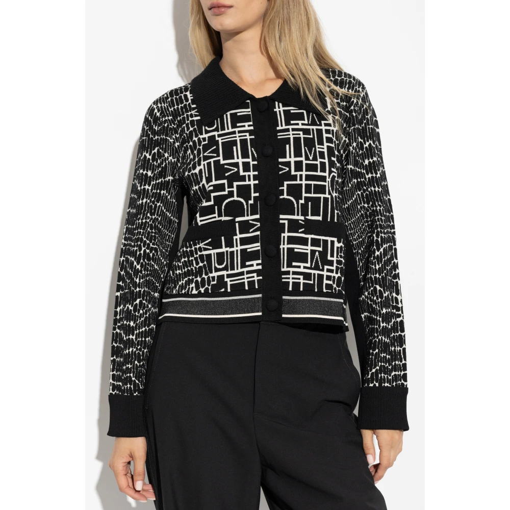 Diane Von Furstenberg Knoopvest Black Dames
