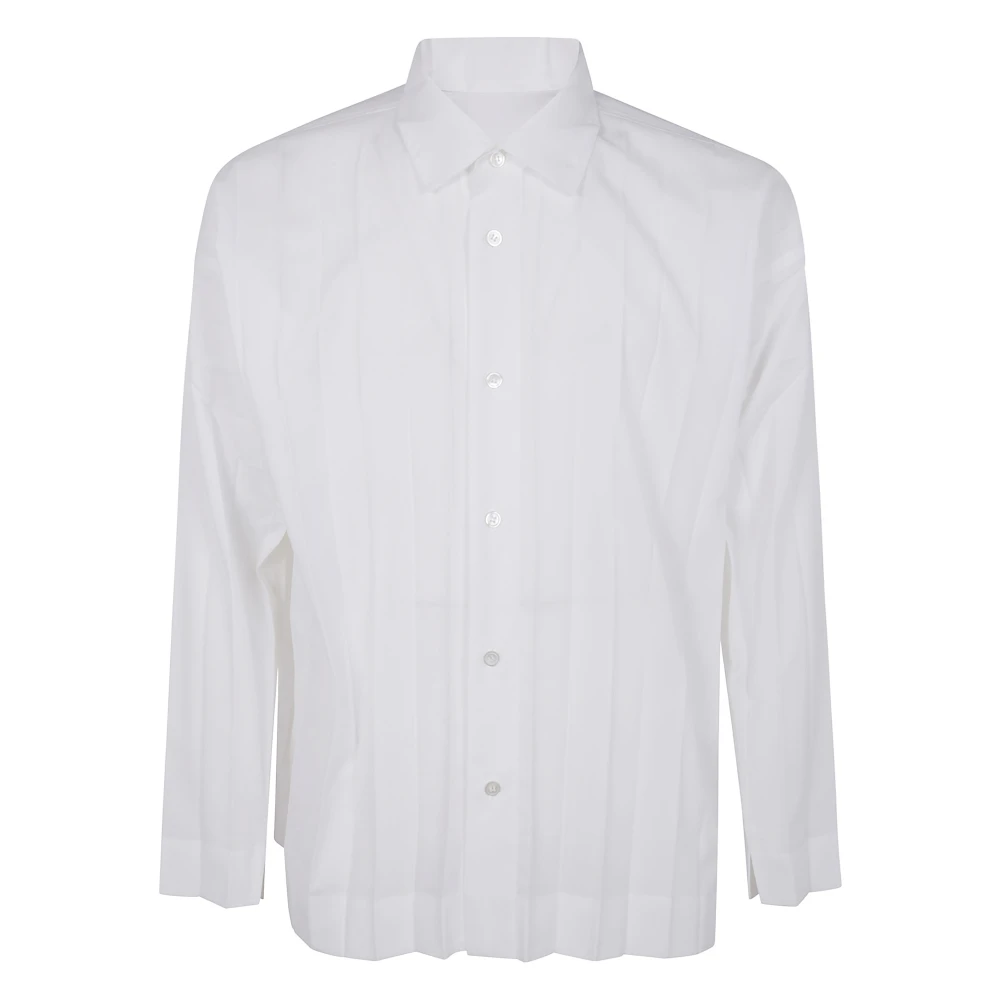 Issey Miyake Edge Shirt White Heren