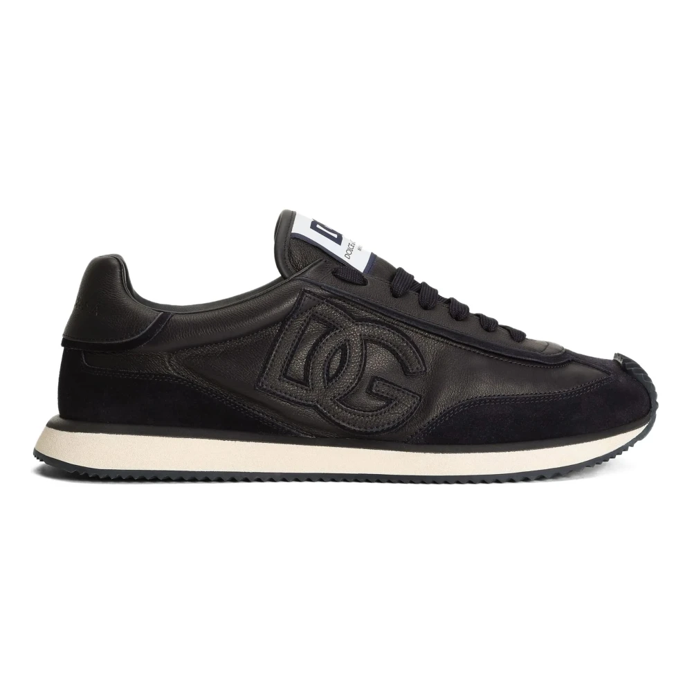 Dolce & Gabbana DG Cushion Calfskin Sneaker Heren Schoenen Blauw