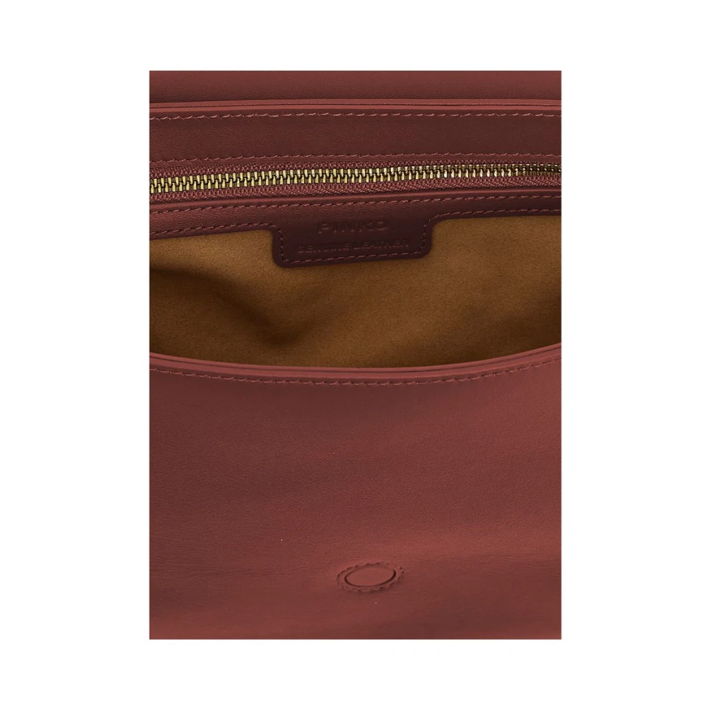 pinko Rode leren crossbody tas Red Dames
