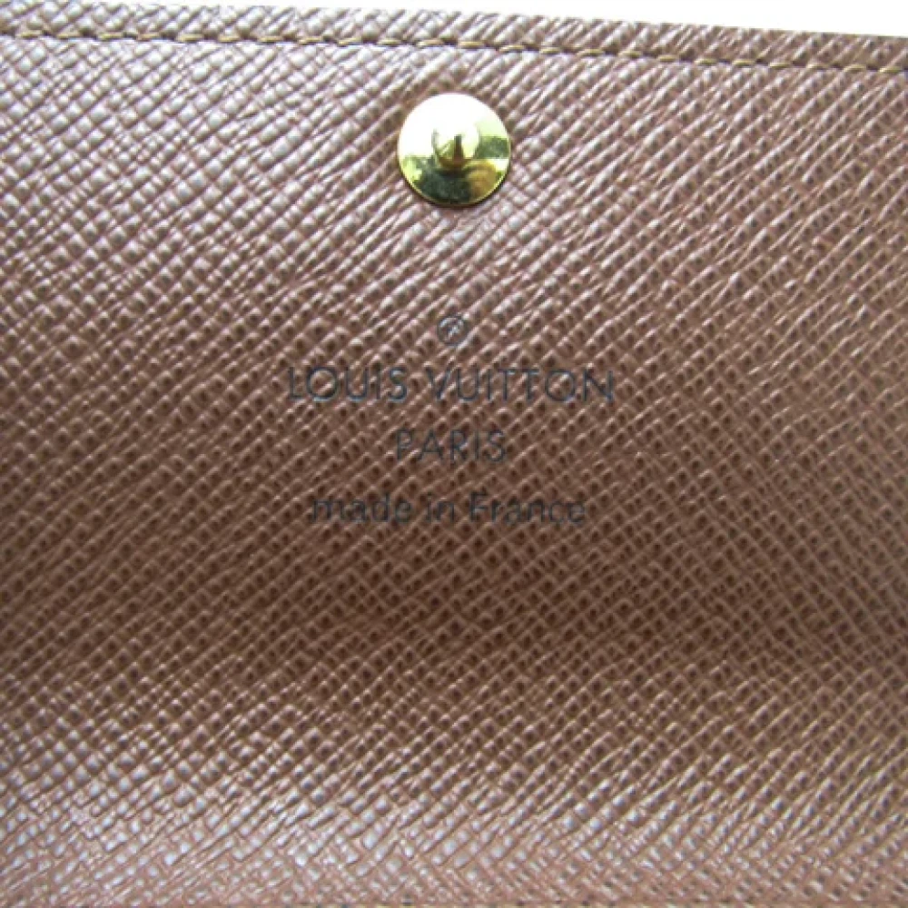 Louis Vuitton Vintage Pre-owned Fabric key-holders Brown Dames