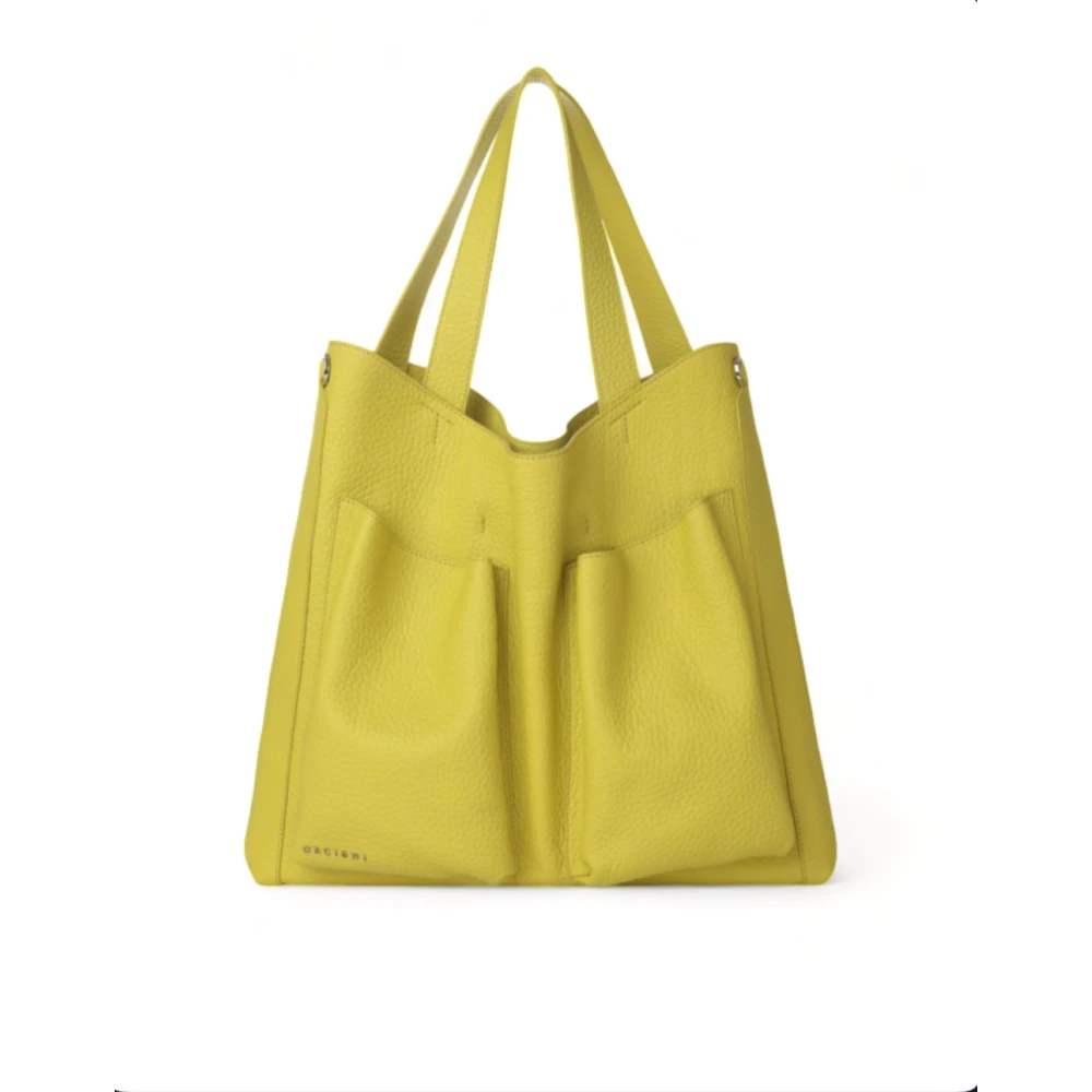 Orciani Stijlvolle Tote Bags voor dagelijks gebruik Green Dames