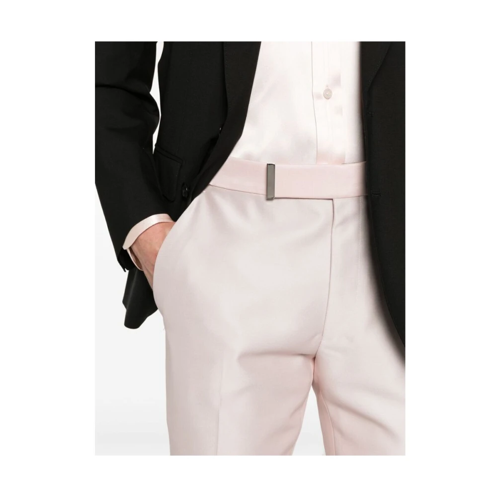 Tom Ford Suit Trousers Pink Heren