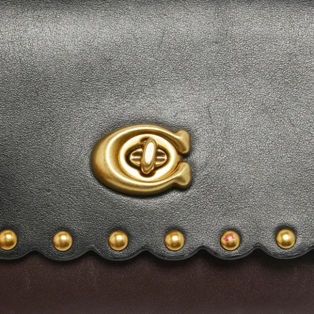 Coach Pre-owned Leather crossbody-bags Red Dames