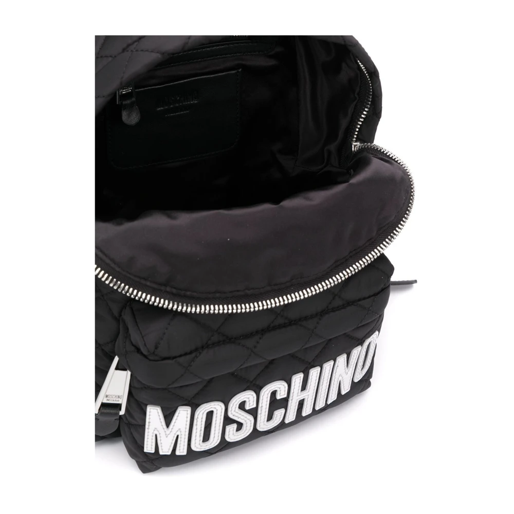 Moschino Stijlvolle Rugzak voor Dagelijks Gebruik Black Dames