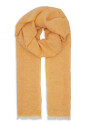 echarpe-unisexe-jaune-en-soie-et-lin-avec-couleur-unie