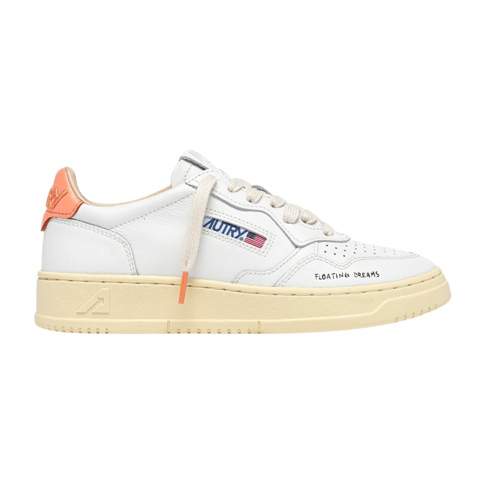 Autry Women's White Sneakers, 5 Uk, Medalist Low Lea Dream