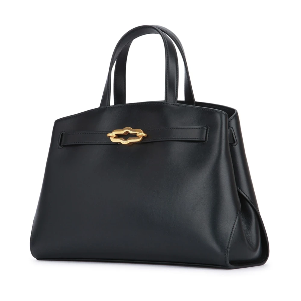 Mulberry Hoogglans Tote Tas Black Dames
