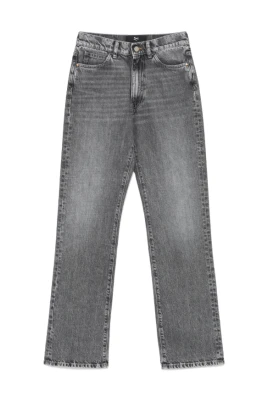 Ash Grey Bomull Jeans Straight Leg