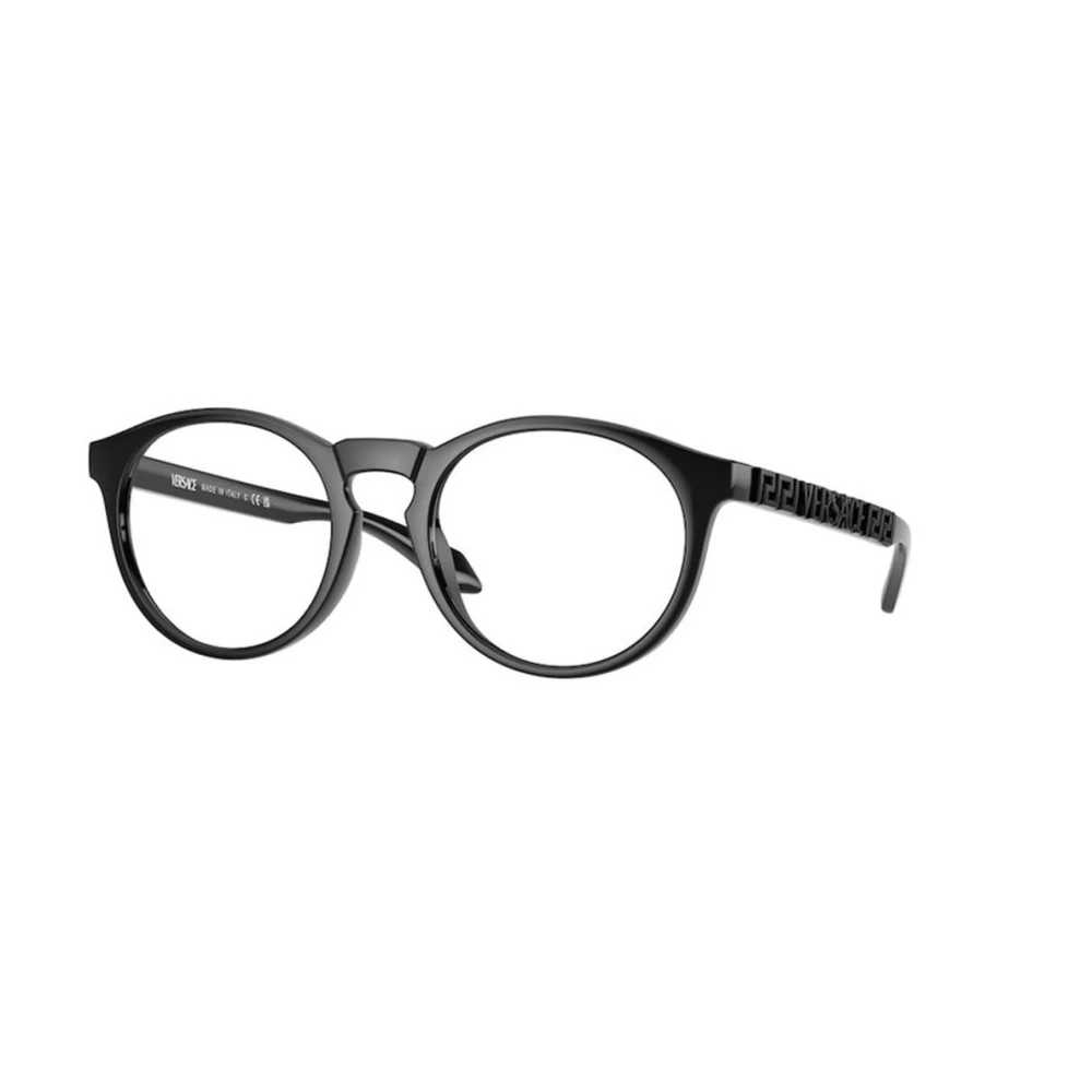 Versace Stilfull Svart Båge Glasögon Black, Unisex