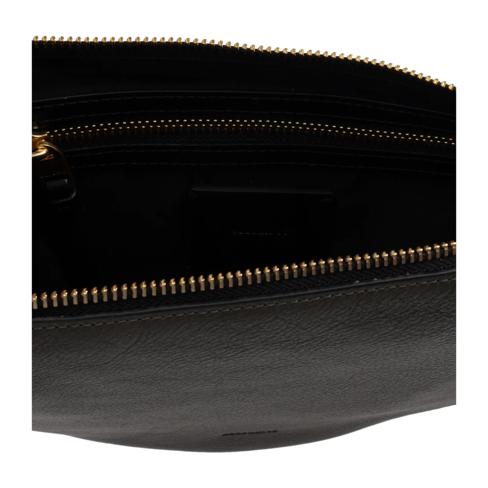 AllSaints Halve maan schoudertas Green Dames