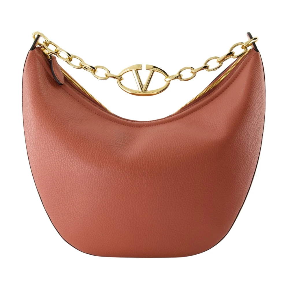 Valentino Garavani VLogo Moon Hobo Tas Pink Dames