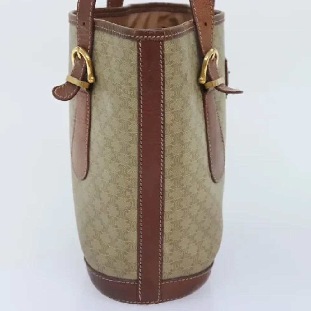 Celine Vintage Pre-owned Canvas totes Beige Dames