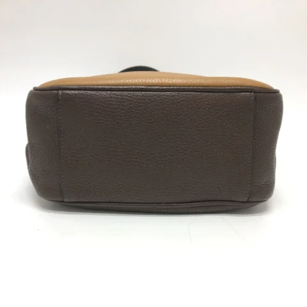 Prada Vintage Pre-owned Leather prada-bags Brown Dames