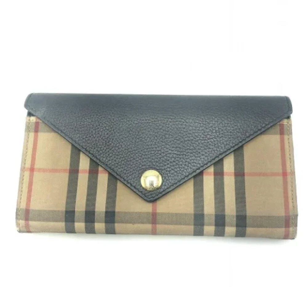 Burberry Vintage Pre-owned Leather wallets Multicolor Dames