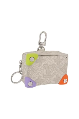 Pre-owned Canvas Key-holder Pouch