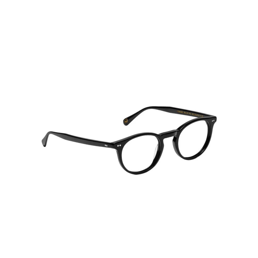 Moscot Unisex Black Glasses, 48 Mm, Frankie Optical Frame