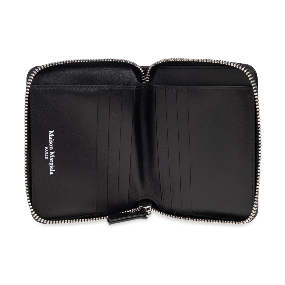 Maison Margiela Leren portemonnee Black Unisex