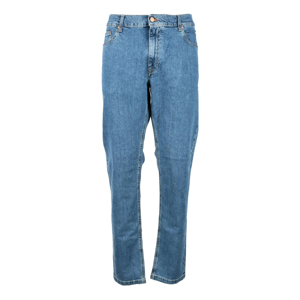 Daniele Alessandrini Heren Jeans 98% Katoen 2% Elastaan Blue Heren