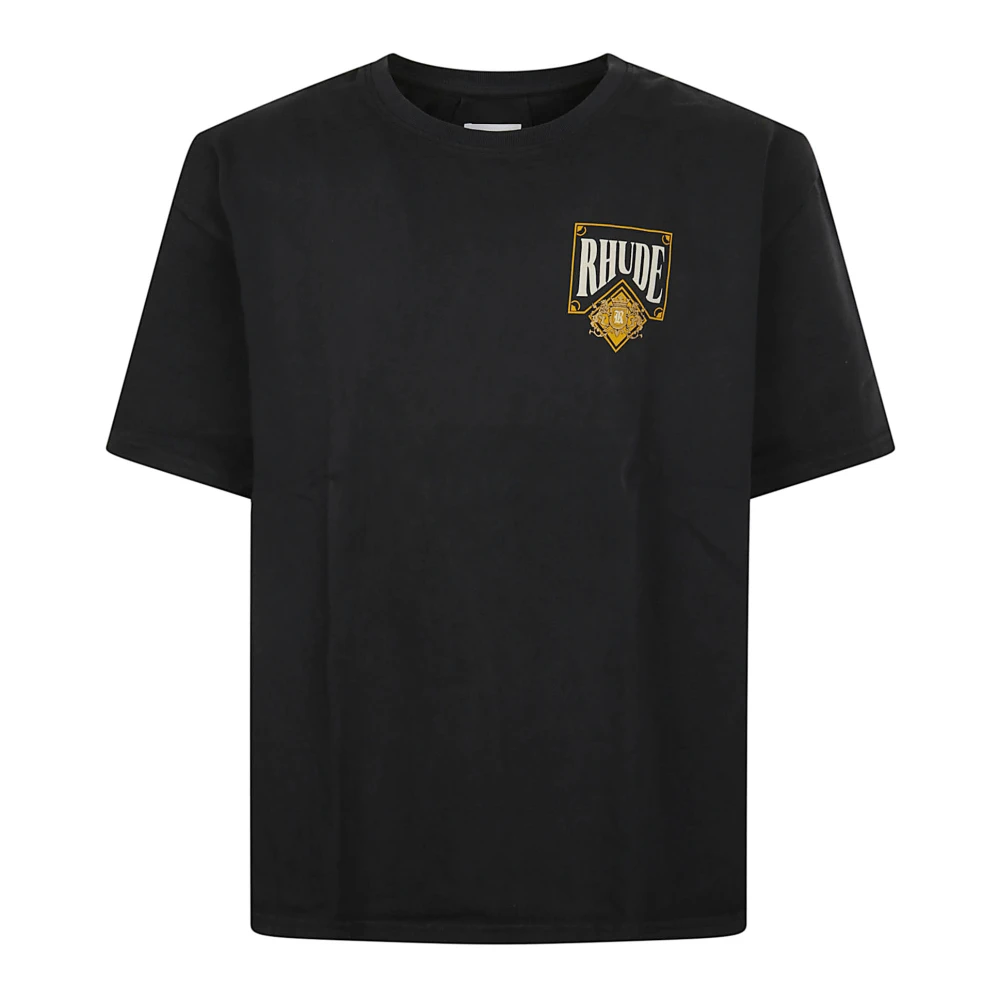 Rhude Men's Black T-Shirts, S, Playing Card T-Shirt