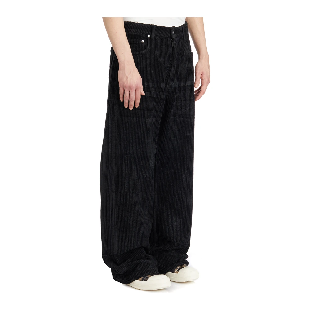 Rick Owens Wijde Jeans Black Heren