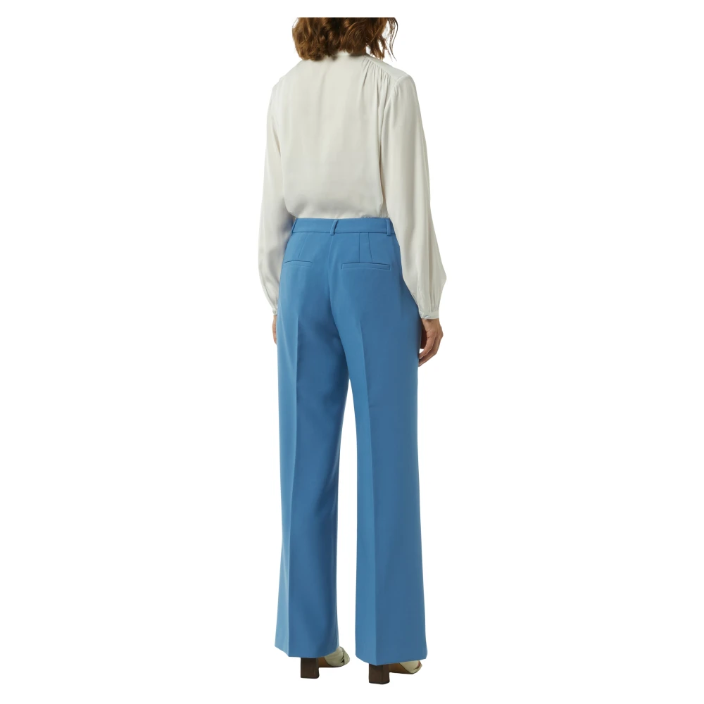 comma Slimme Taille Marlenebroek Blue Dames