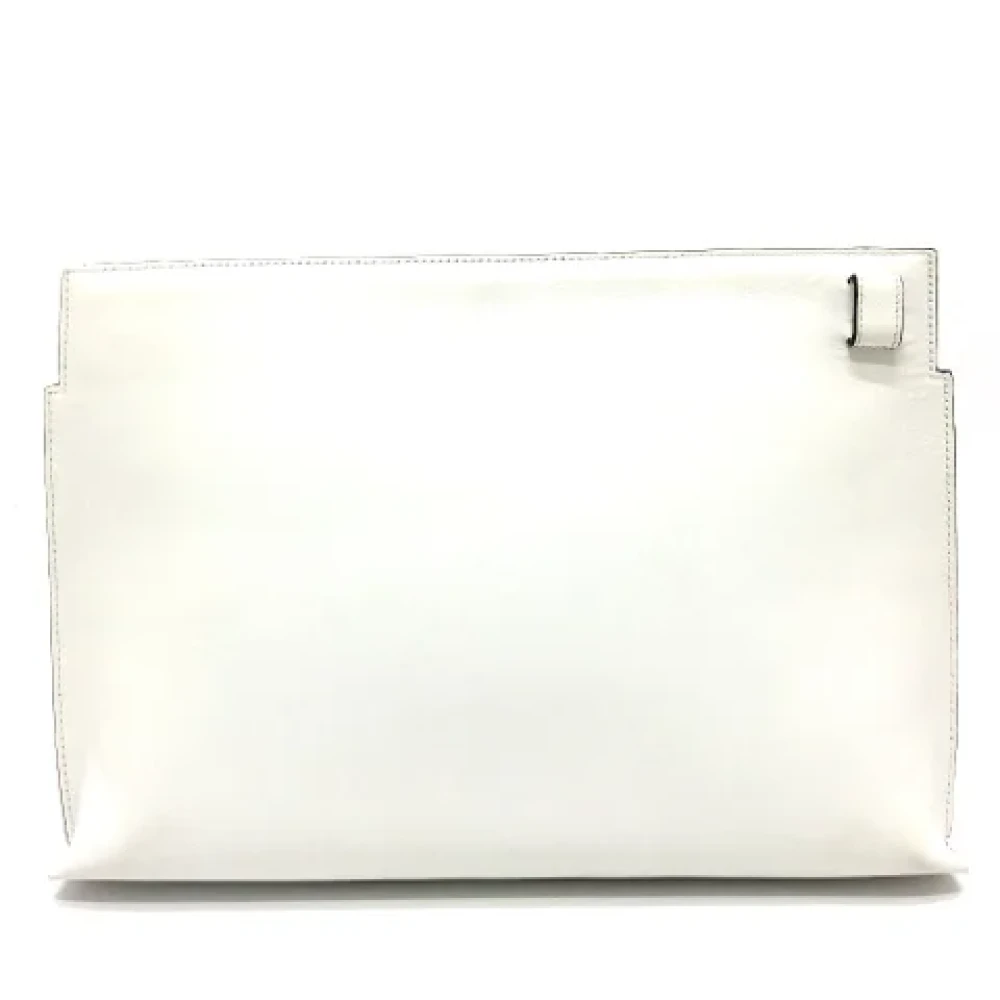 Loewe Pre-owned Leather clutches Pink Dames