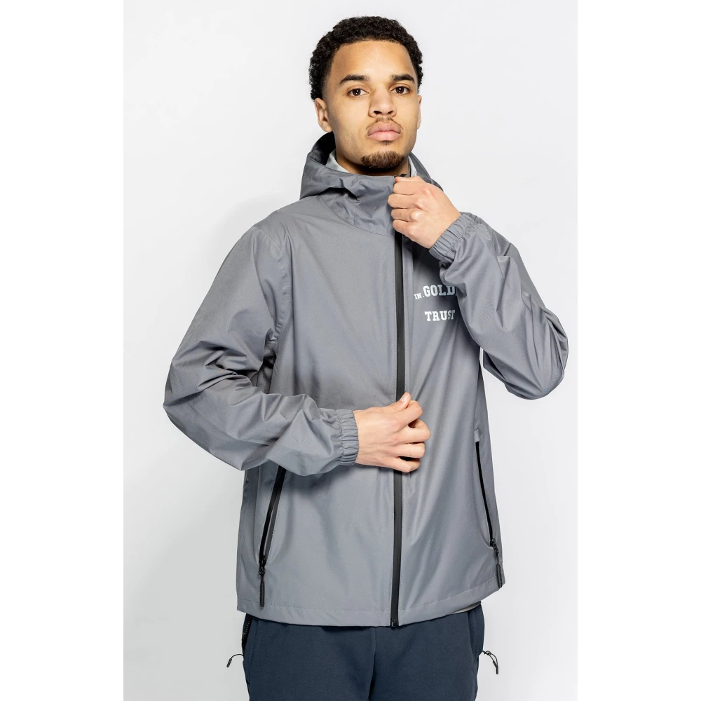 In Gold We Trust Stille Schaduw Paraplu Jas Gray Heren