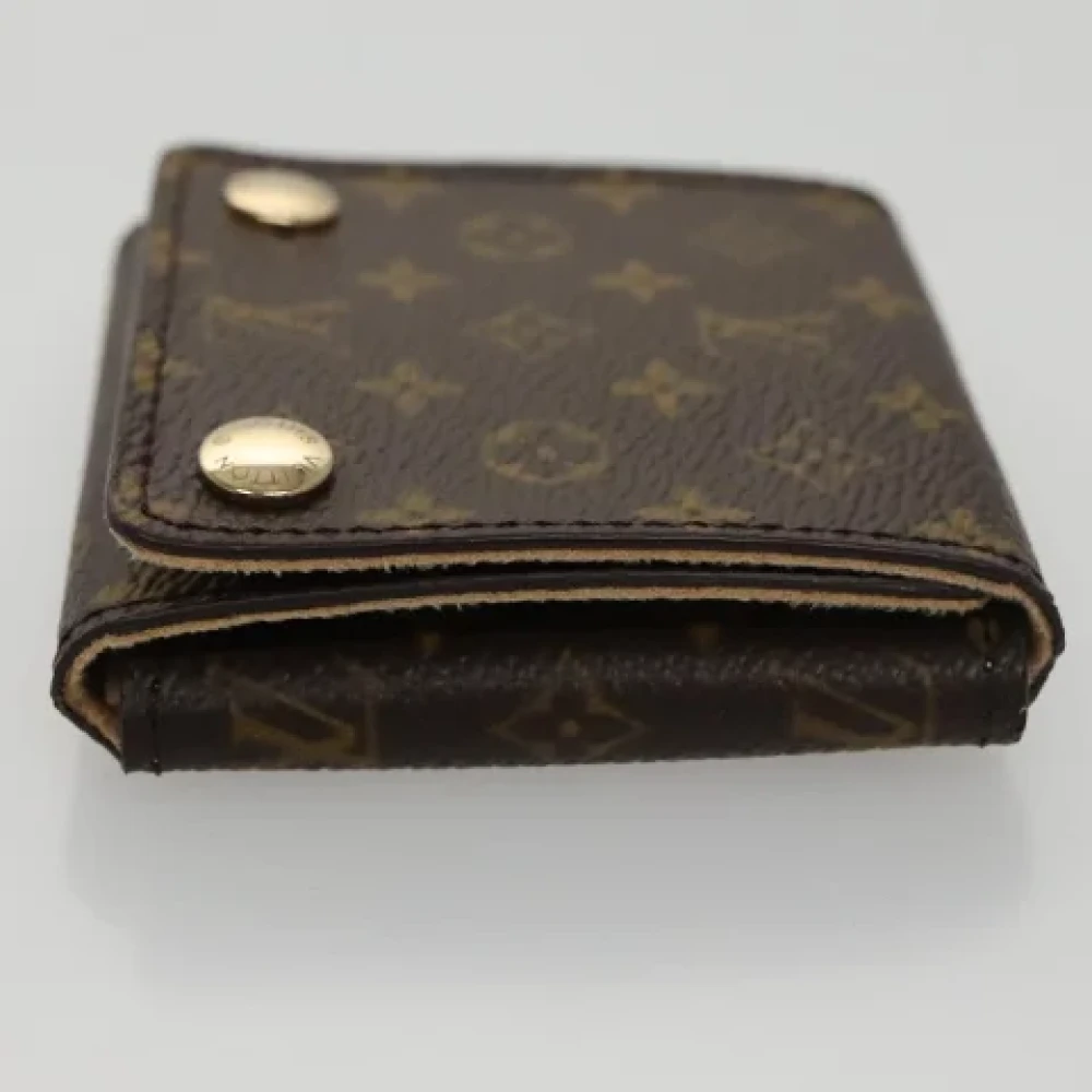 Louis Vuitton Vintage Pre-owned Canvas wallets Brown Unisex