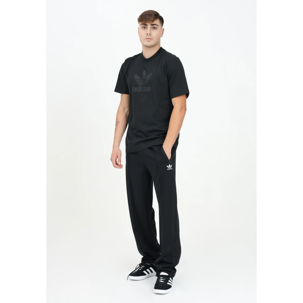 adidas Originals Monogram 2 Zwarte Sportieve Broek Black Heren