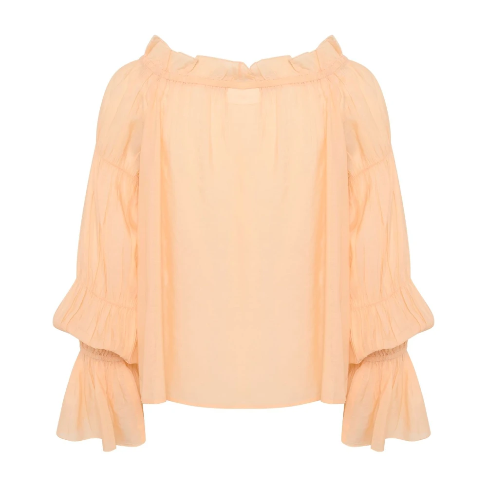 Karen by Simonsen Elegante Odinekb Blouse Beige Dames
