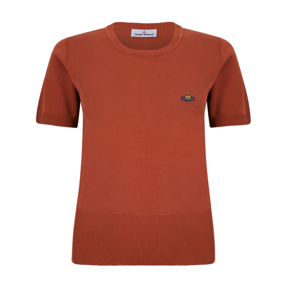 Vivienne Westwood Women's Orange Bea Cotton T-Shirt