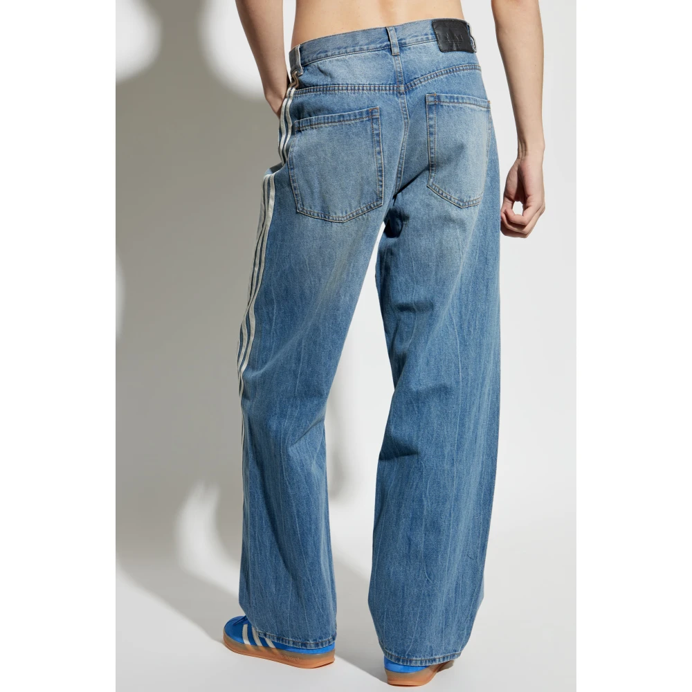 adidas Originals Jeans met licht toelopende pijpen Blue Heren
