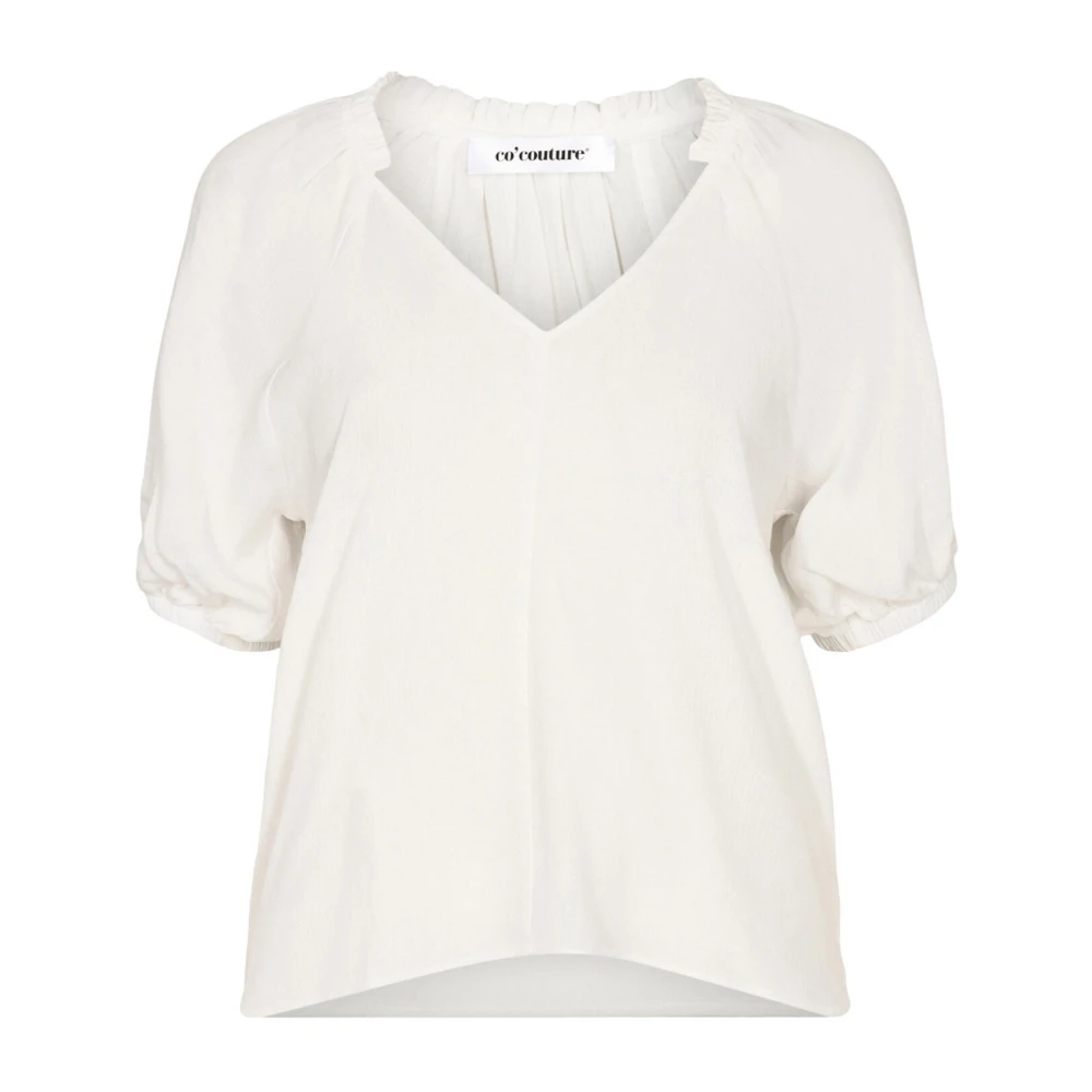 Co'Couture Blouses White, Dam