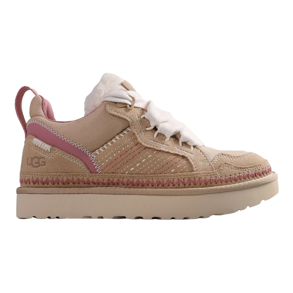Ugg Women's Beige Sneakers, 8 Uk, Lowmel Meadow