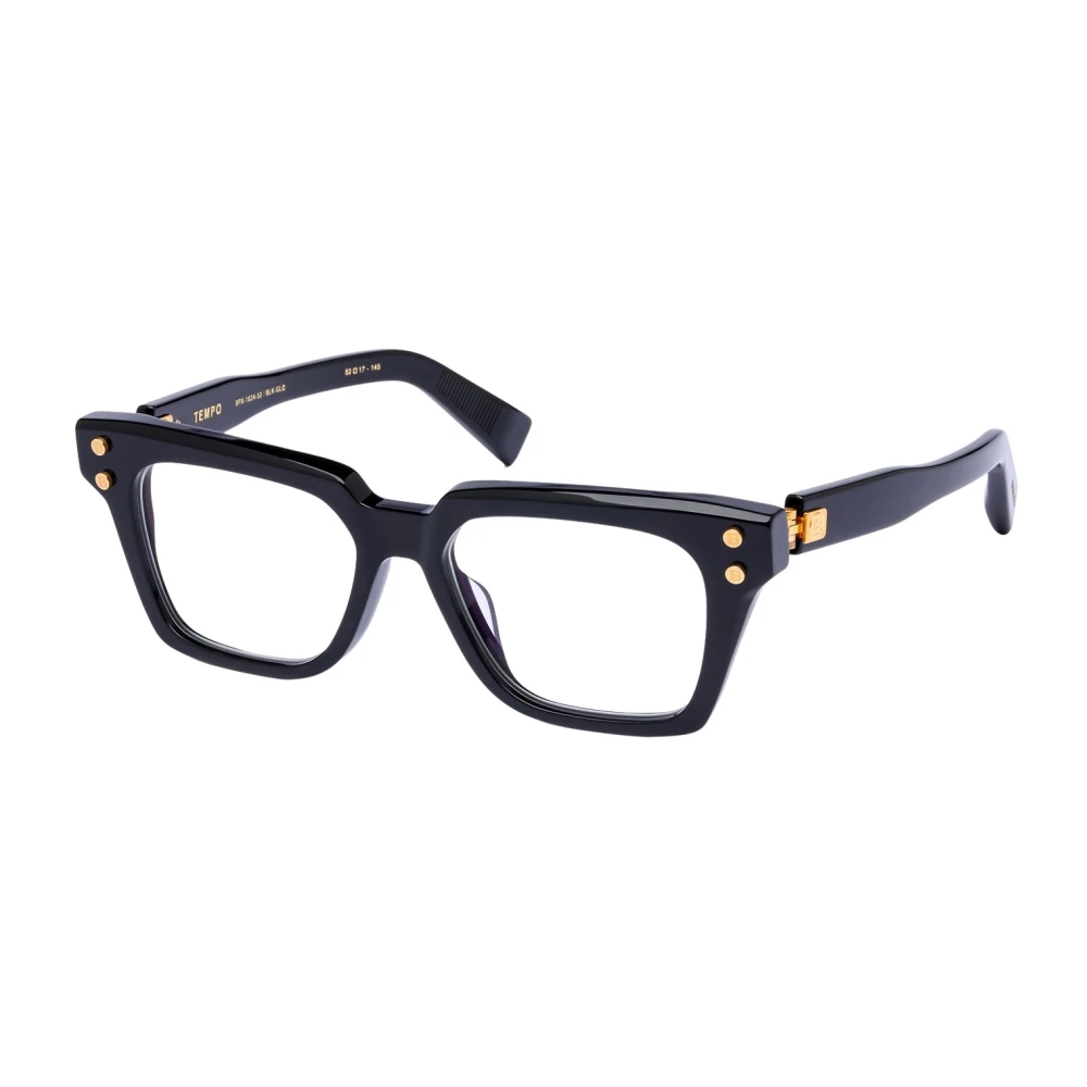 Balmain Unisex Black A Eyeglasses - Glasses - 52 Mm - Accessories