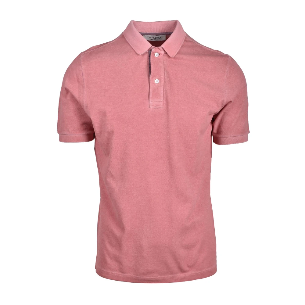 La Fileria Polo Shirts Pink Heren