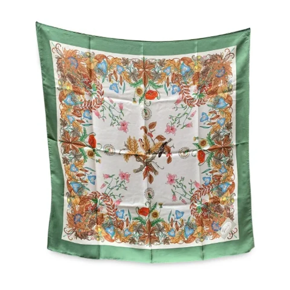 Gucci Vintage Pre-owned Silk scarves Multicolor Dames