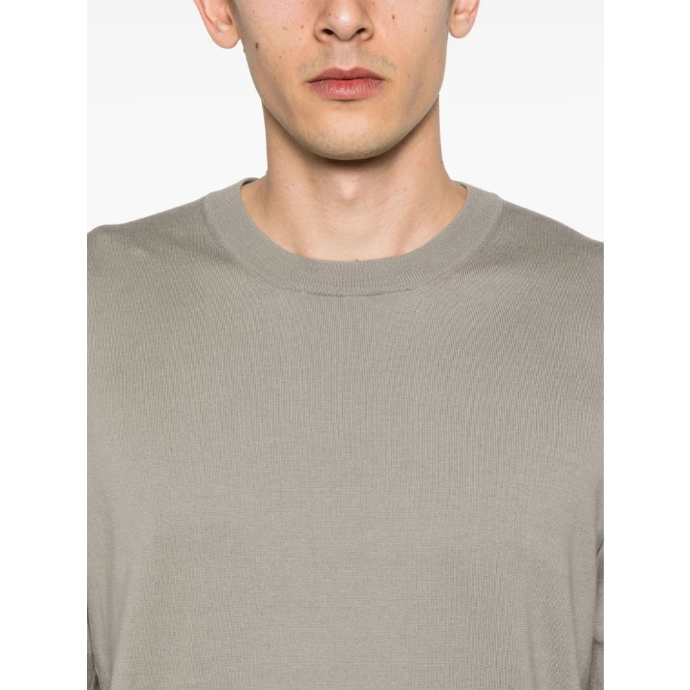 BRUNELLO CUCINELLI Sage Green Crew Neck Sweater Green Heren