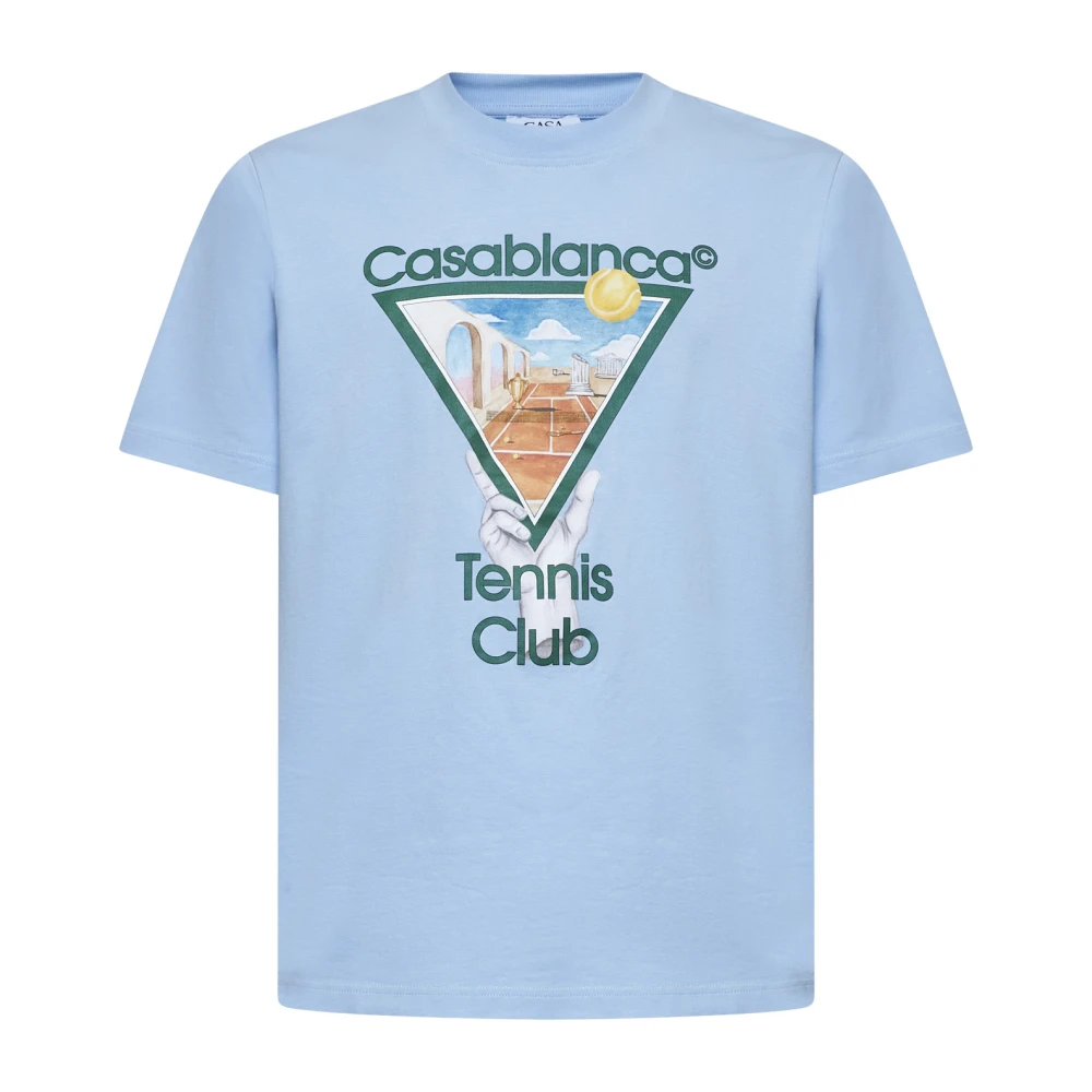 Casablanca Stijlvolle T-shirts en Polos Blue Heren