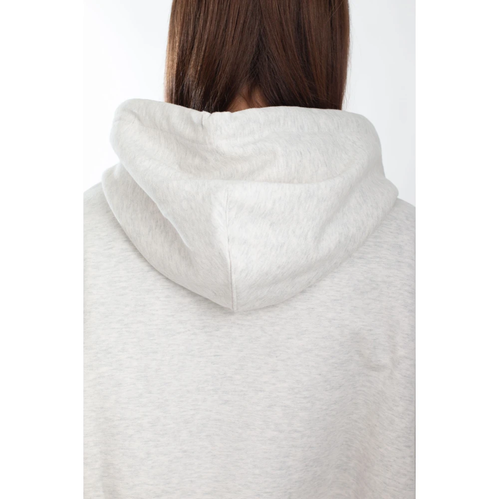 Y-3 Lichtgrijs Terry Boxy Hoodie Gray Dames