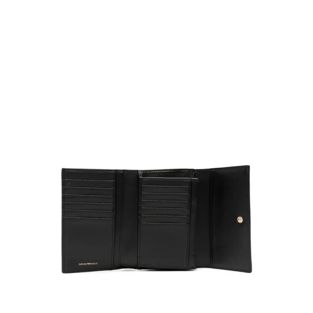 Emporio Armani Zwarte portemonnee voor mannen Black Dames