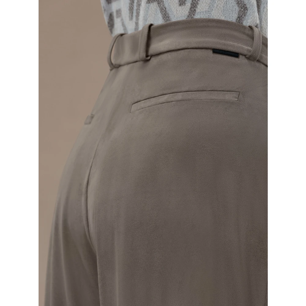 RRD Hooggetailleerde Duifgrijze Broek Gray Dames