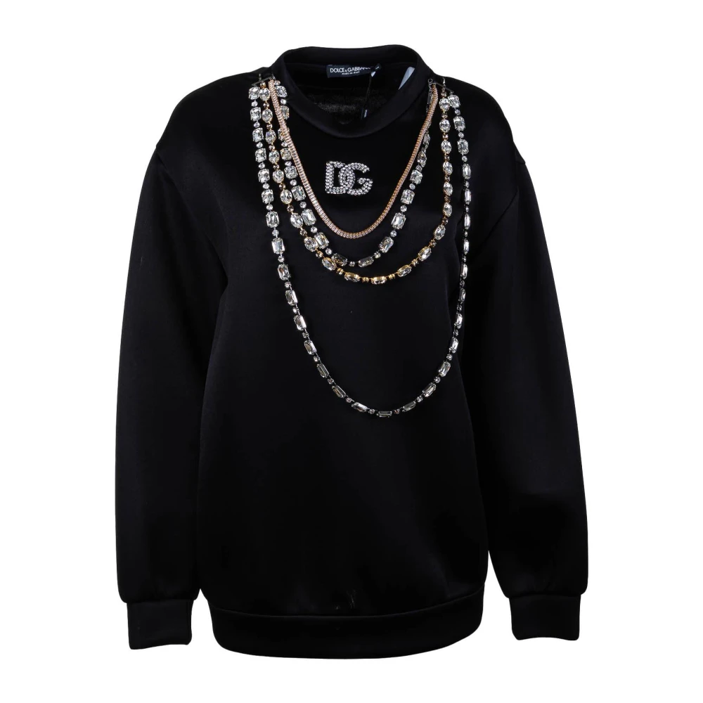 Dolce & Gabbana Dames Ketting Jumper Black Dames