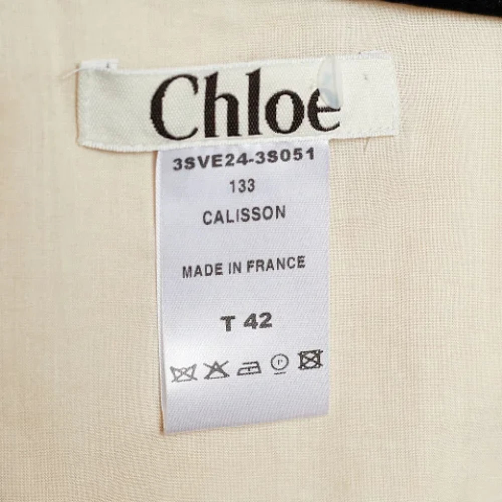 Chloé Pre-owned Cotton tops Beige Dames