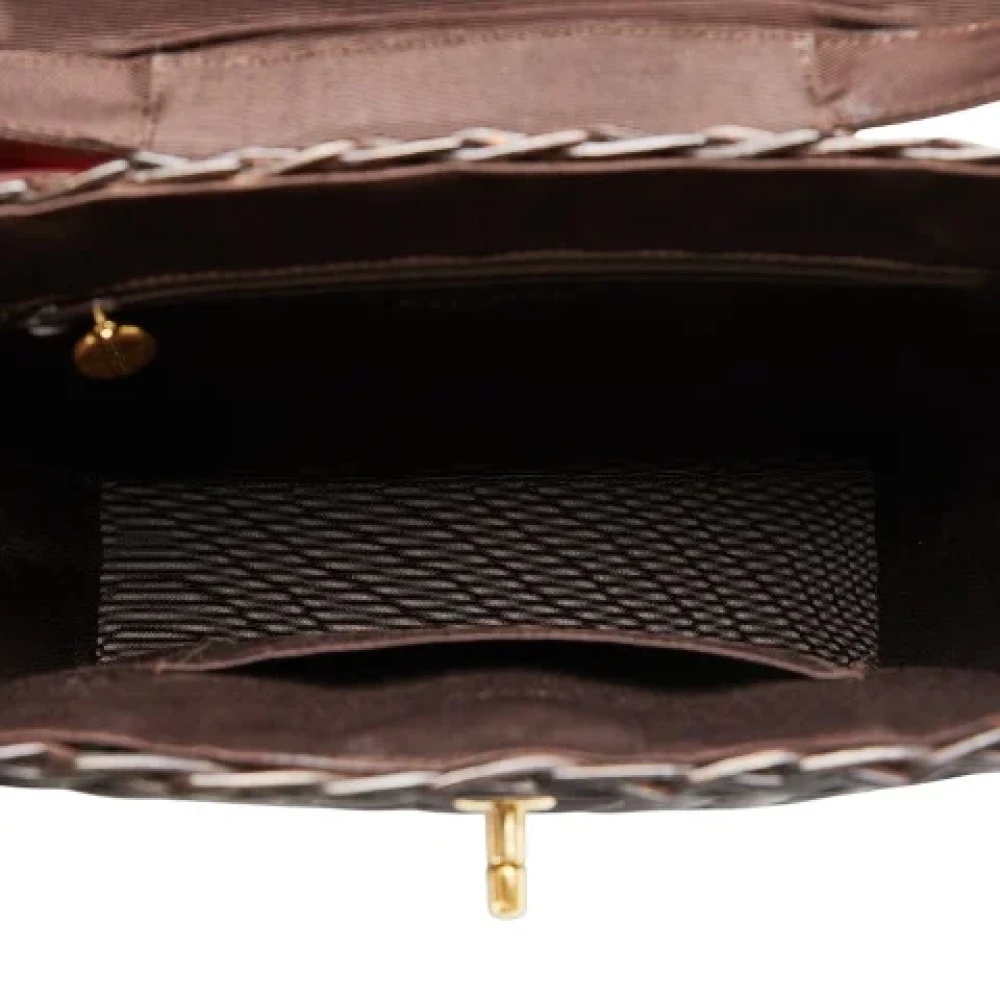 Chanel Vintage Pre-owned Leather chanel-bags Brown Dames