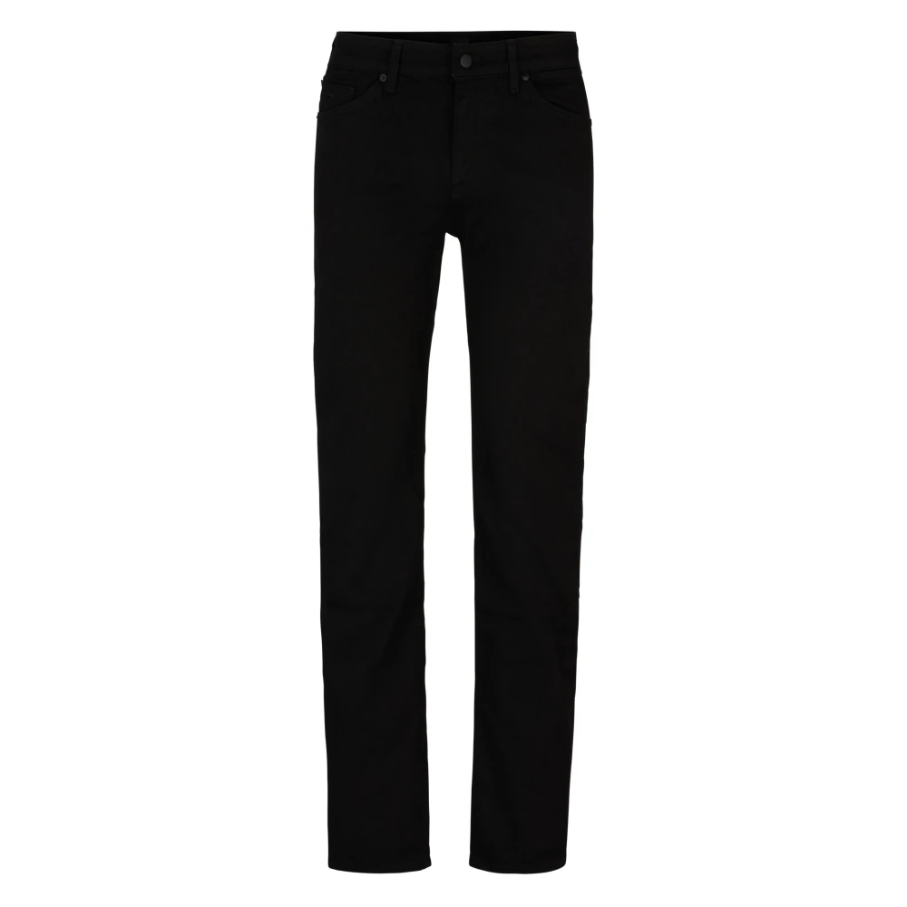 Hugo Boss Zwarte Precisie Jeans Black Heren