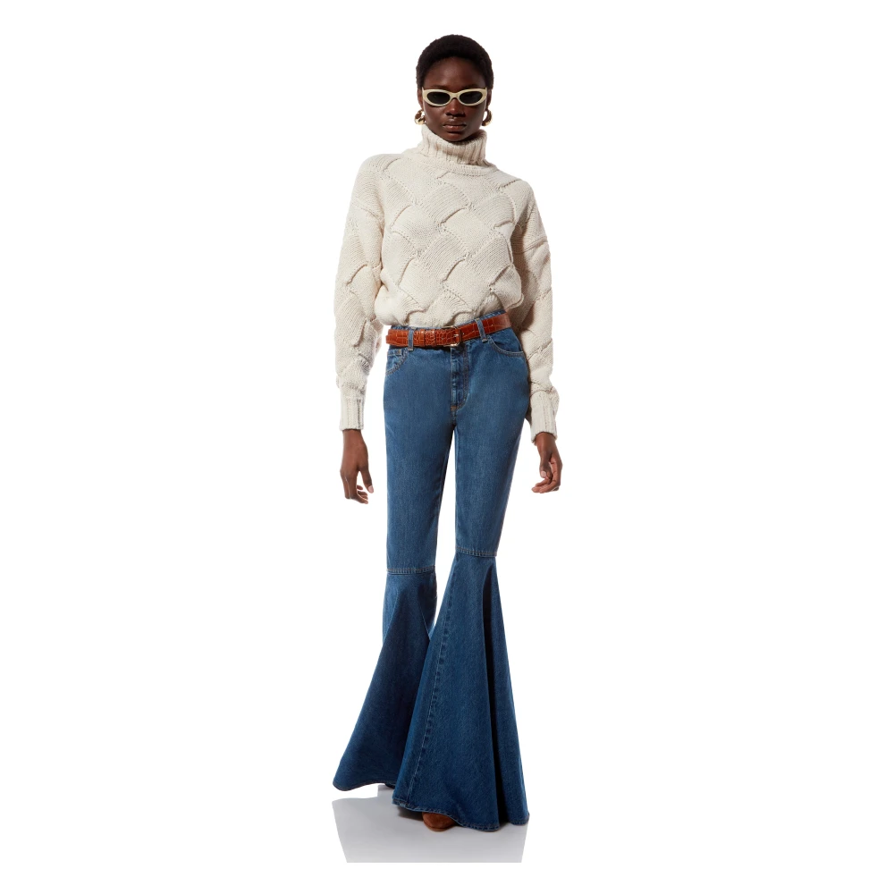 MVP wardrobe Trigger Gebreide Kleding White Dames