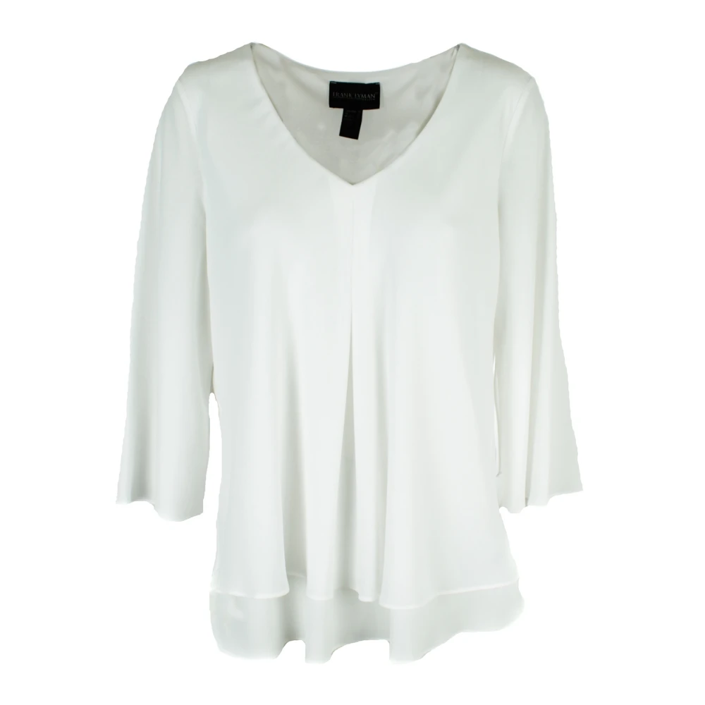 Frank Lyman Off White Blouse Model 176335 White Dames