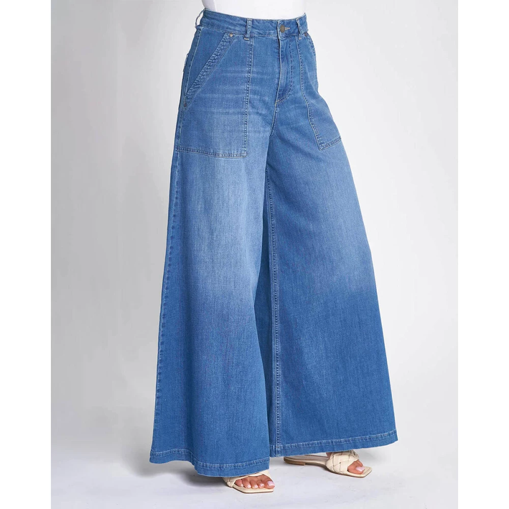 Zhrill Stijlvolle Denim Jeans Blue Dames